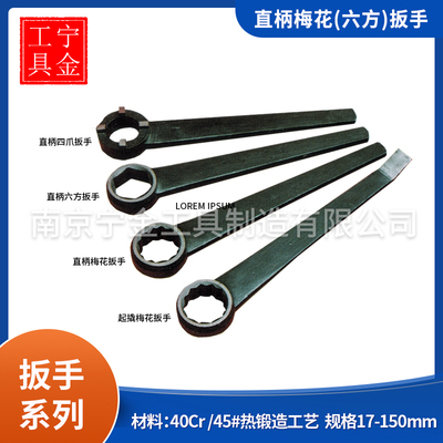 直柄梅花扳手